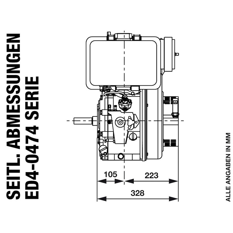 Rotek dieselový motor ED4-0474-5HE-F2A - MOT192