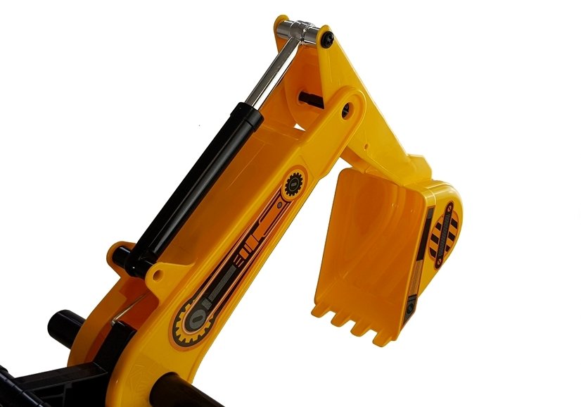 LeanToys Rýpadlo s pohyblivým ramenom, žltá