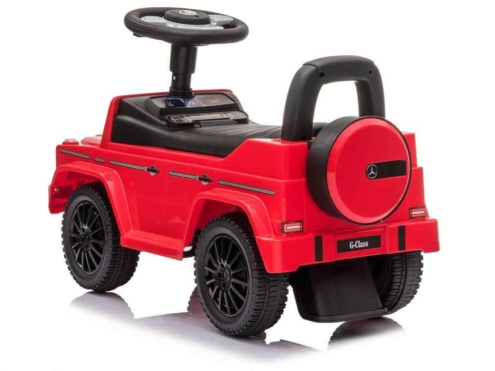 LeanToys  Odrážadlo autíčko Mercedes G-Class s klaksónom červené