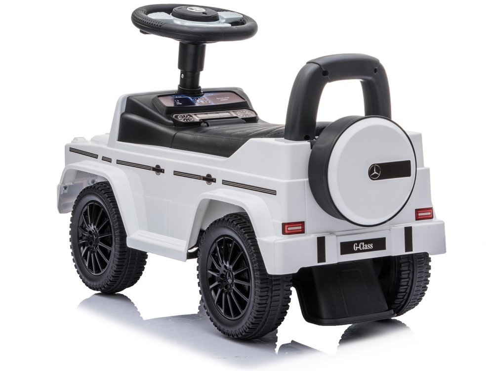 LeanToys Odrážadlo autíčko Mercedes G-Class s klaksónom biele
