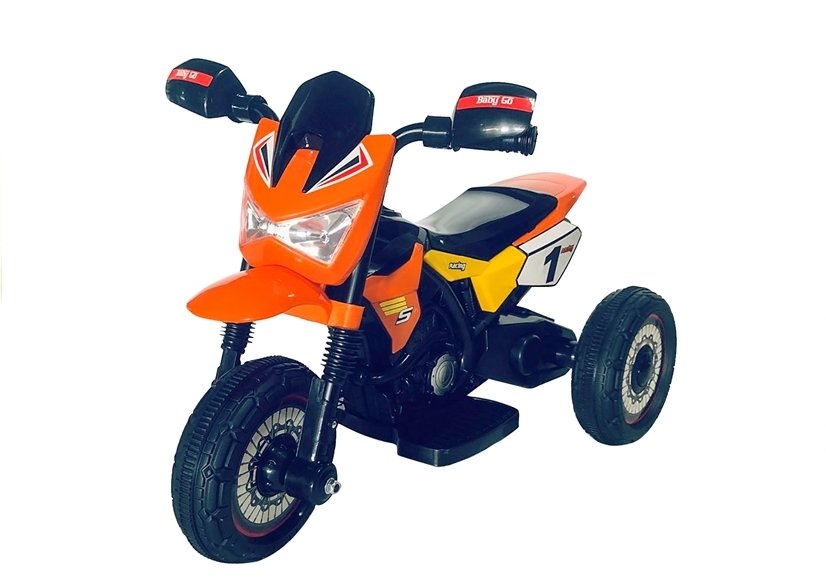 LeanToys  Elektrická trojkolesová motorka GTM2288-A, oranžová