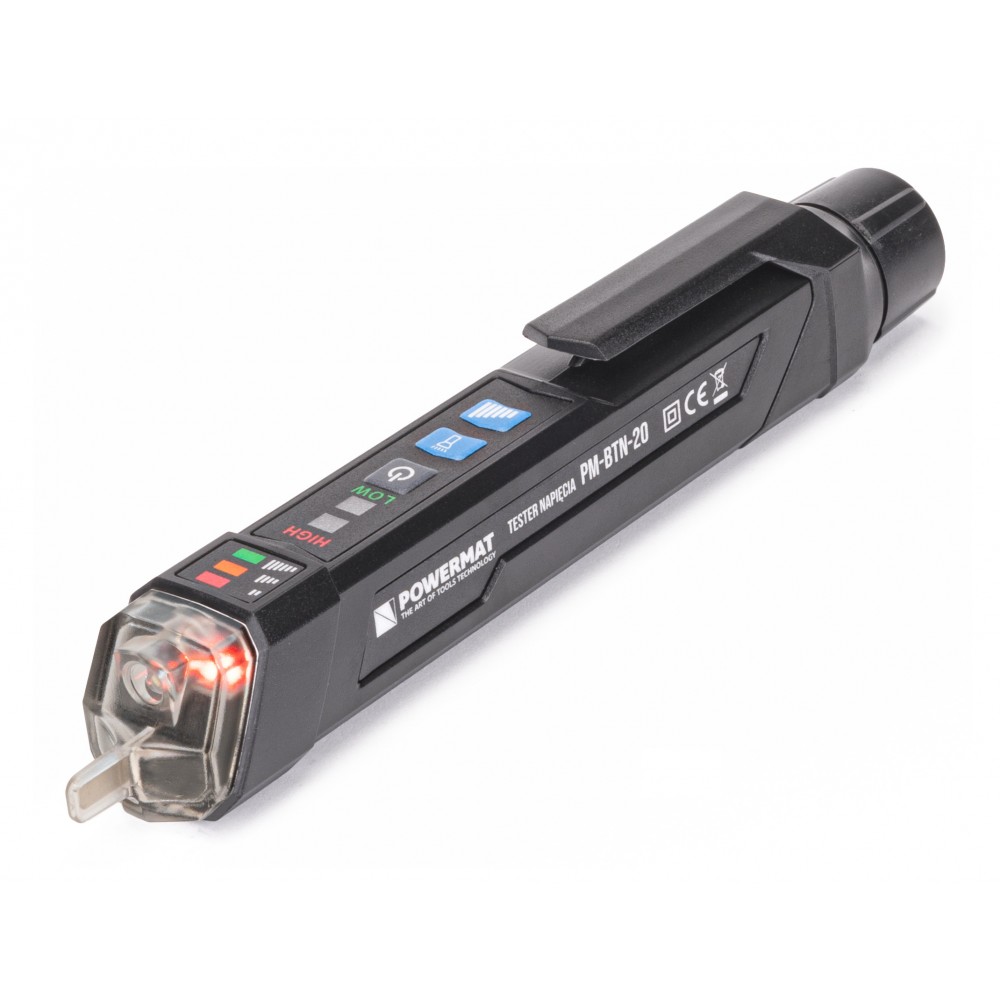 Bezkontaktná skúšačka napätia 12V/48V 1000V PM-BTN-20 - POWERMAT