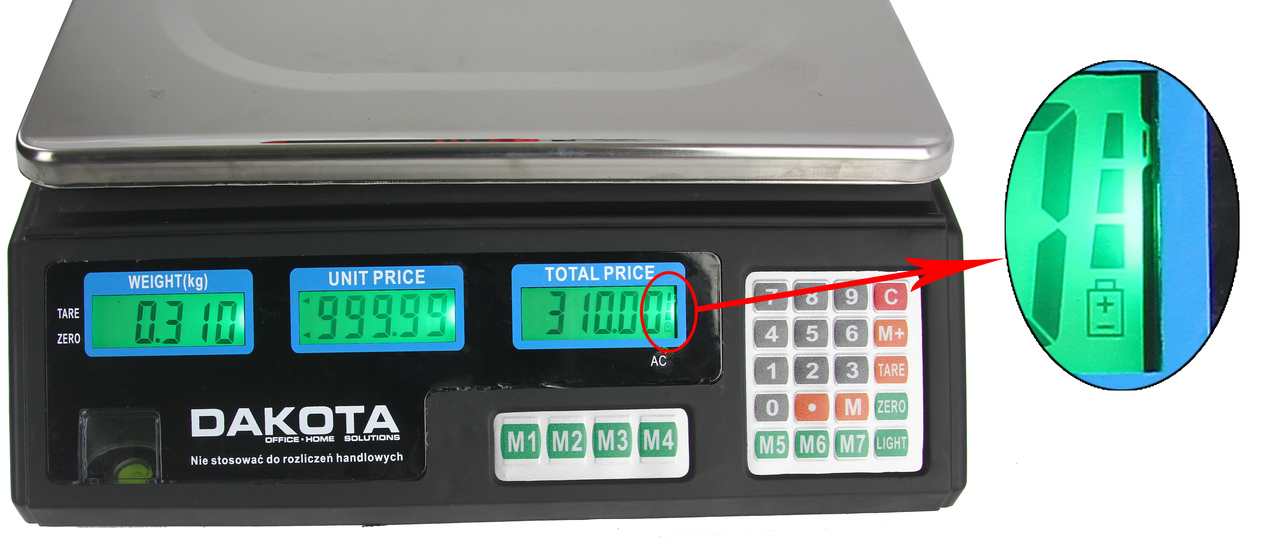 Elektrická váha 40kg MAR-POL M90160