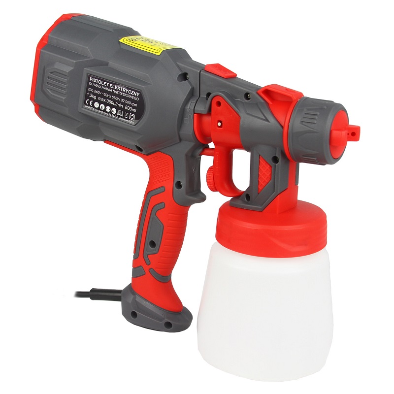 Elektrická pištoľ na maľovanie 800ml 550W - MAR-POL M88299