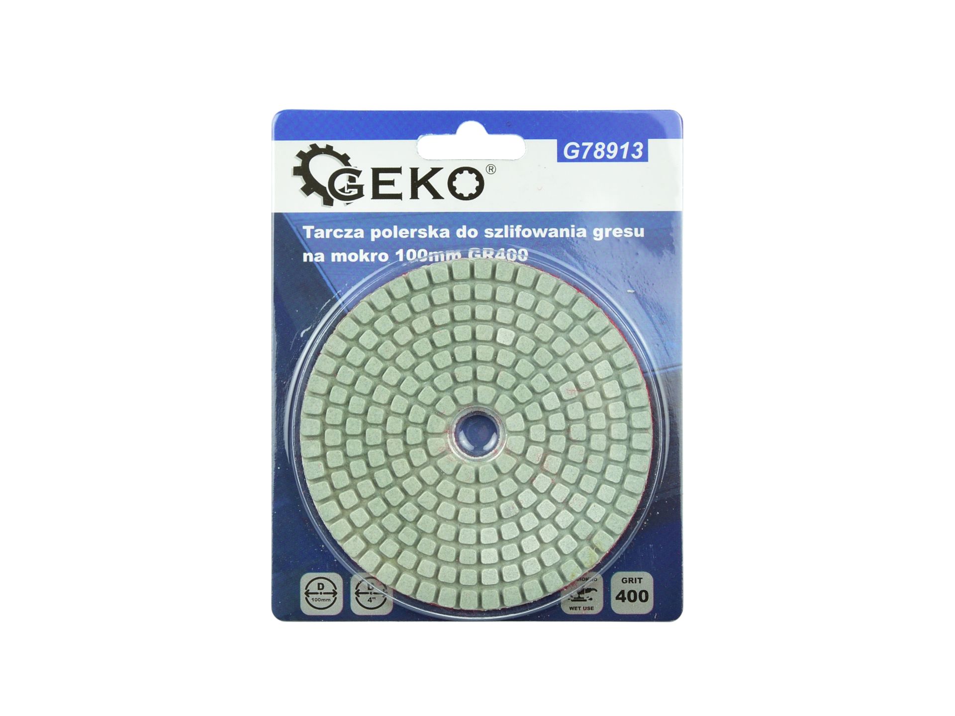 Leštiaci diamantový kotúč 100mm GR400 - GEKO G78913