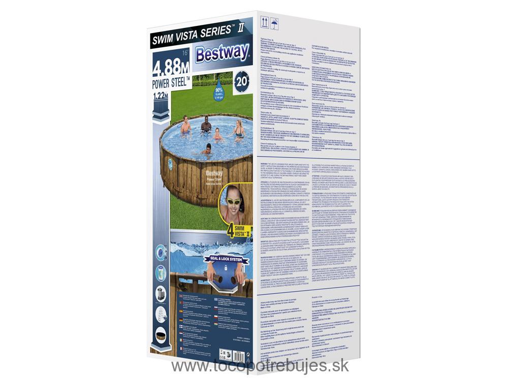 Bestway Power Steel Swim Vista II 488 x 122 cm 56725