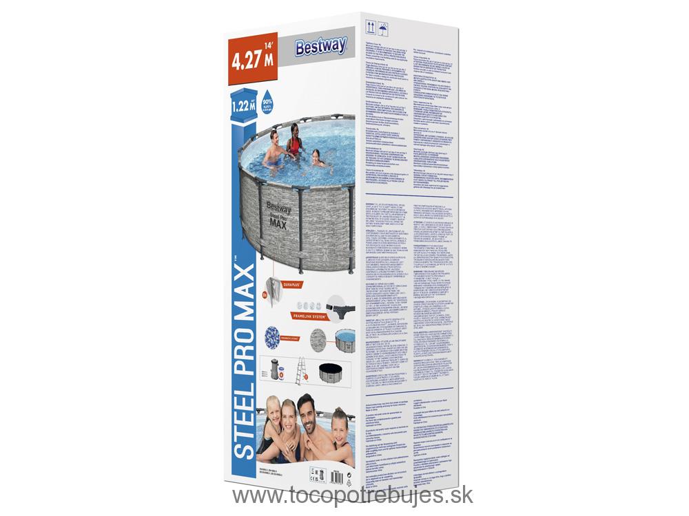 Bestway 5619D bazén, 427 x 122 cm, kartušová filtrácia