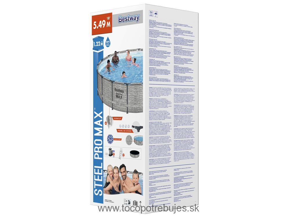 Bestway 5618Y bazén, 549 x 122 cm, kartušová filtrácia
