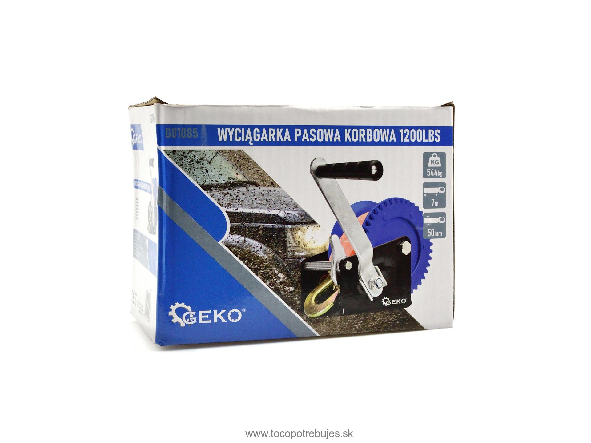 Ručný navíjak 545 kg/1200 lbs 7m - GEKO G01085