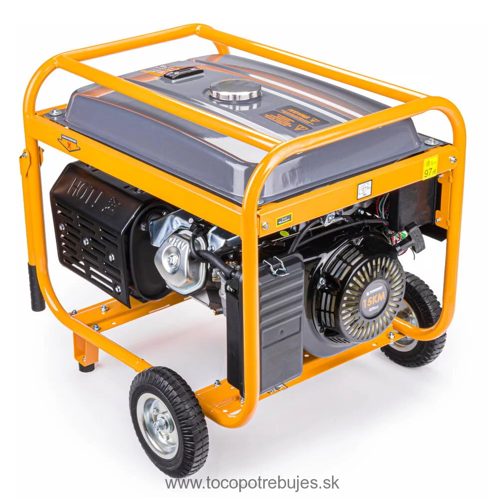 Elektrocentrála s el. štartom 7500W 230V/400V AVR PM-AGR-7500M-EL - POWERMAT