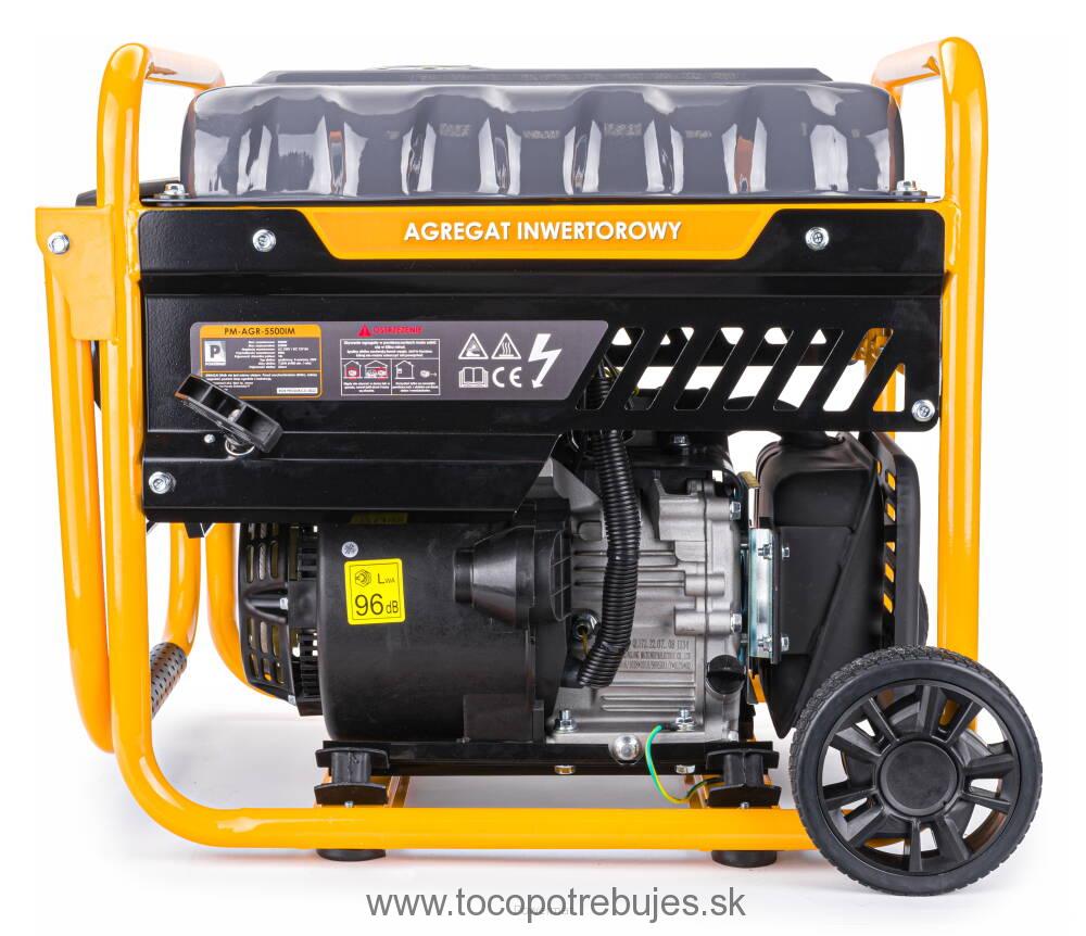 Invertorová elektrocentrála 5.5kW 230V/12V - POWERMAT PM-AGR-5500IM