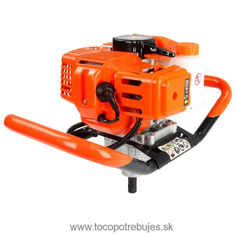 Motorový zemný vrták 62cc + vrták 150mm 2,3kW - MAR-POL M84000/3