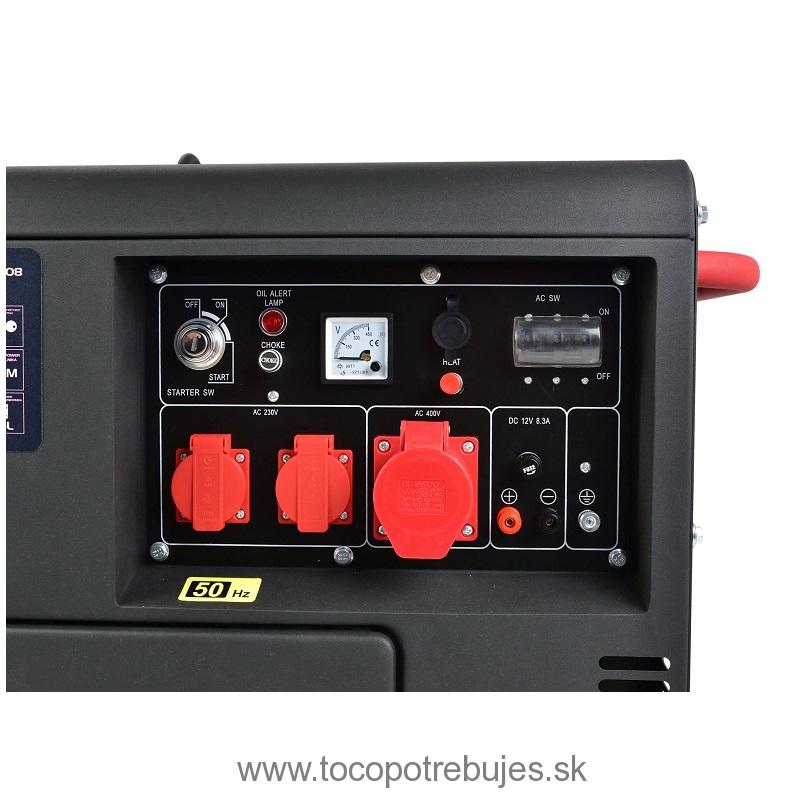 Dieselová elektrocentrála Tvardy 11HP 6,4KW