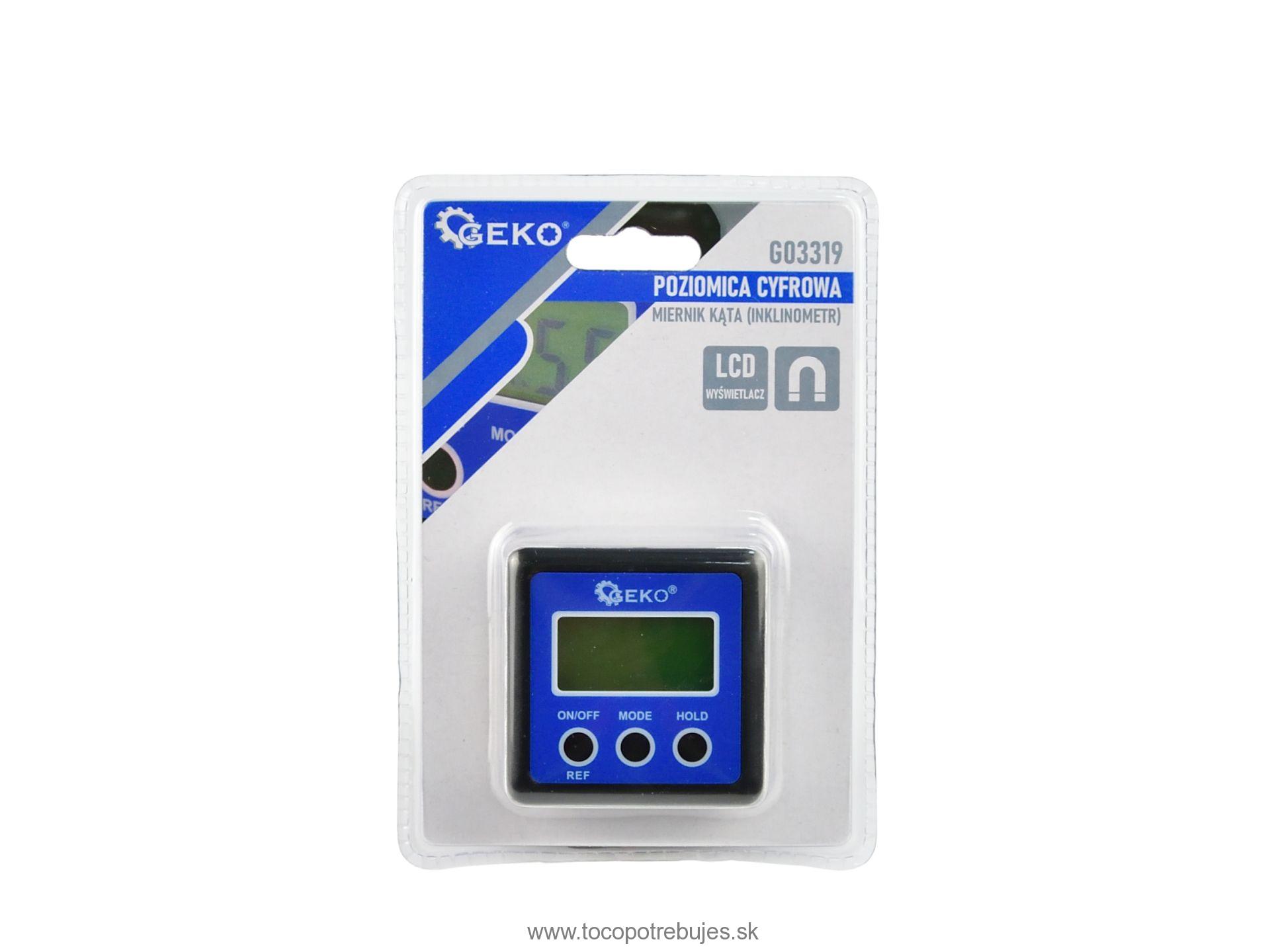 Digitálna vodováha / uhlomer - GEKO G03319