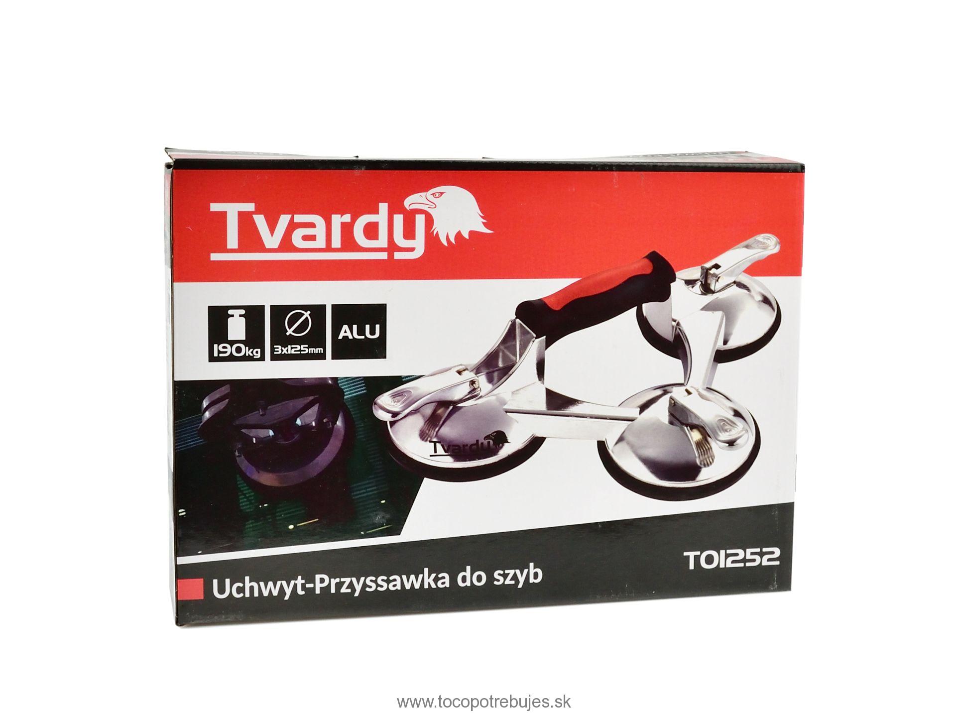 Prísavka na sklo 3x125mm 190kg - Tvardy T01252