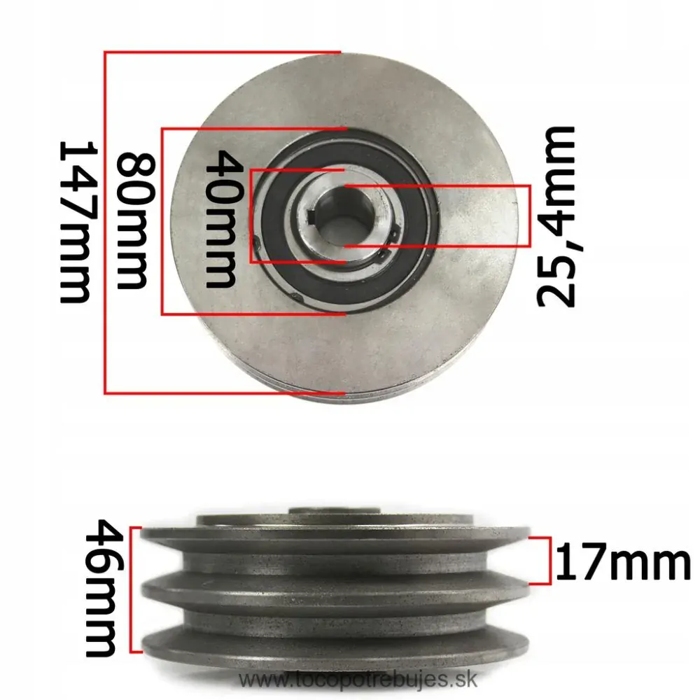 Odstredivá spojka 147x25,4mm - MAR-POL M79482A