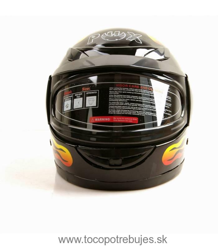 Moto prilba Sunway Kids Integral PHX Čierná