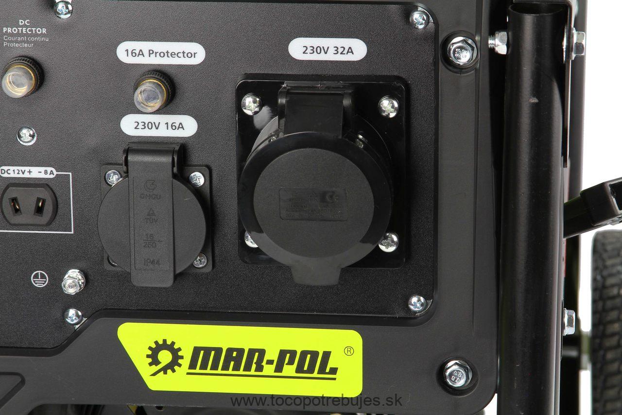 Elektrocentrála 6000W 4-takt 12/230V s AVR - MAR-POL M82481