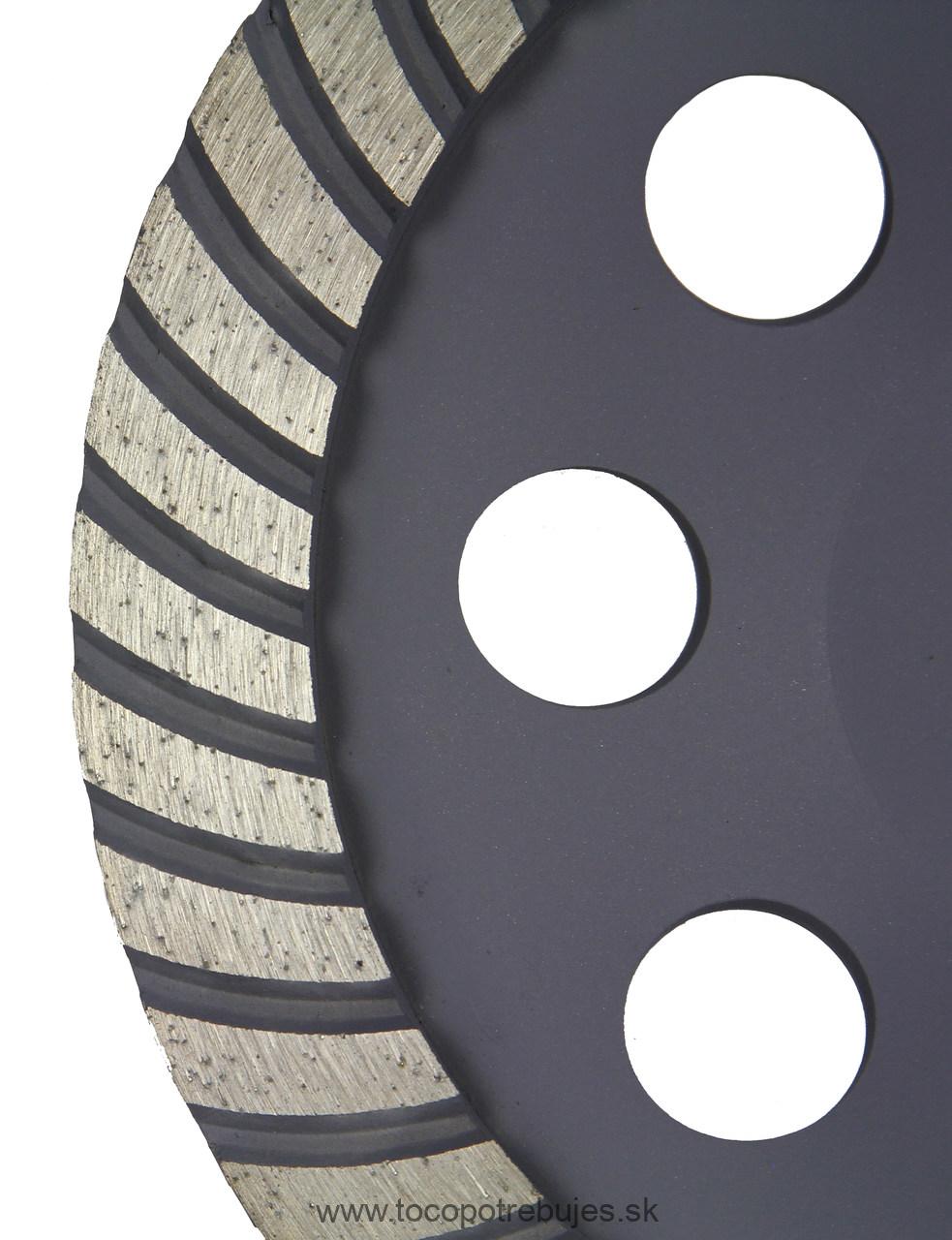Brúsny diamantový kotúč 180 mm x 22.2 mm x 5 mm TURBO - MAR-POL M08786