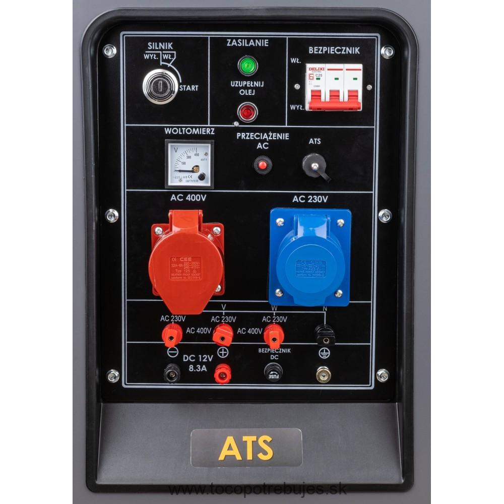 Dieselová elektrocentrála PM-AGR-18000MD s AVR - POWERMAT 