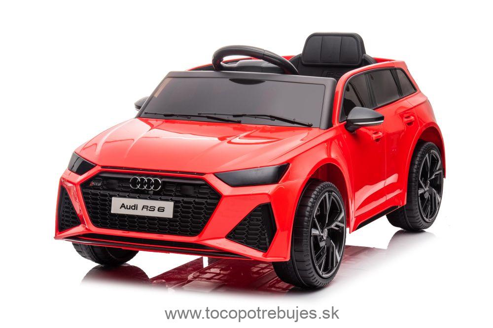 LeanToys Elektrické autíčko Audi RS6, červená