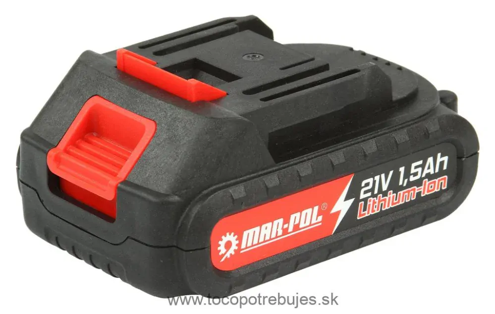 Akumulátorová reťazová píla 21V 1500mAh Li-Ion - MAR-POL M66164