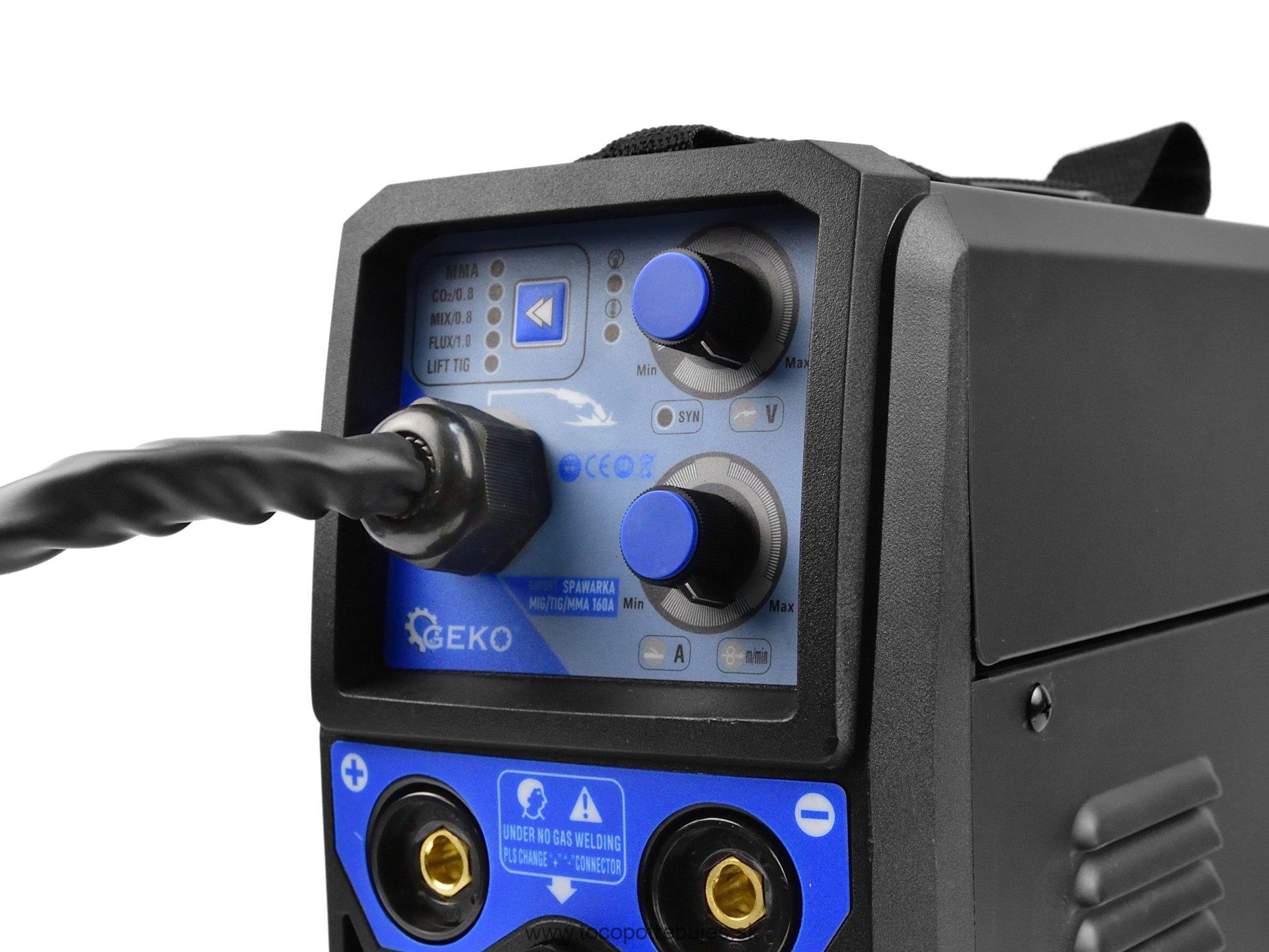 Zváračka MIG/TIG/MMA 160A - GEKO G80097