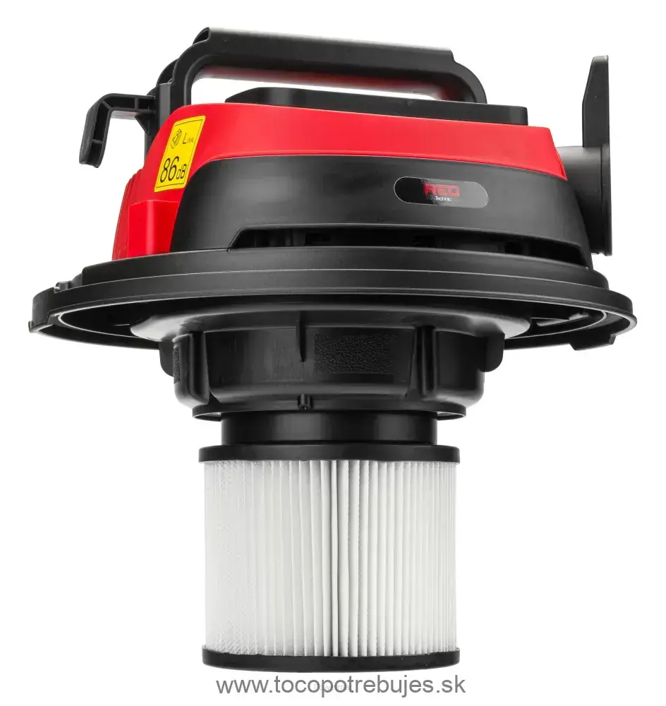 Vysávač na súché a mokré vysávanie 2000W RTODP0043 - RED TECHNIC