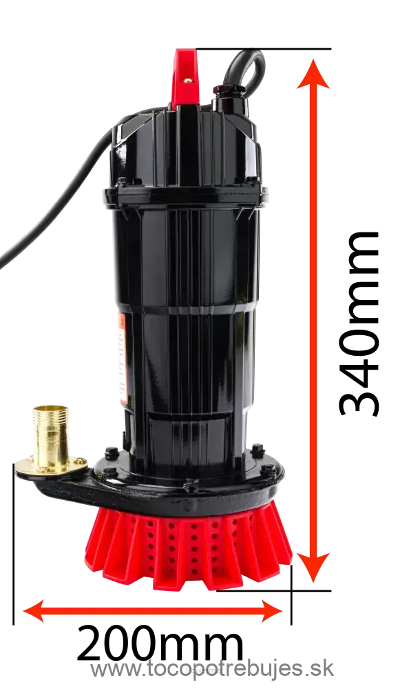 Ponorné čerpadlo s plavákom 1" 8000 l/h - RED TECHNIC RTPDW0073