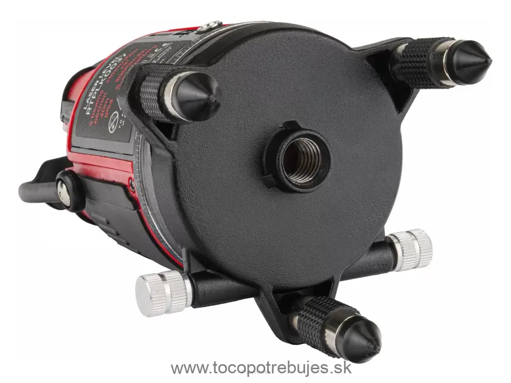 Krížový laser červený, 360 stupňov - RED TECHNIC RTPLK0037