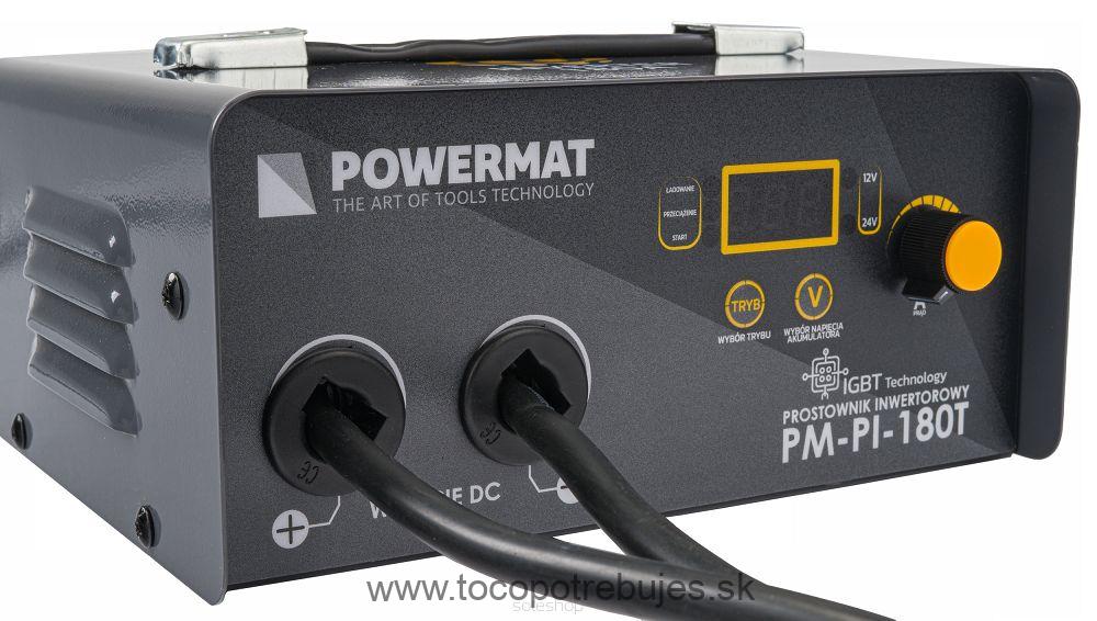 Autonabíjačka so štartérom 12V/24, 180A - POWERMAT PM-PI-180T