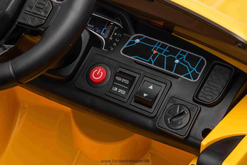 Elektrické autíčko FORD Ranger 12V, 2 X 30W MOTOR, ORIGINAL licencia Modrá
