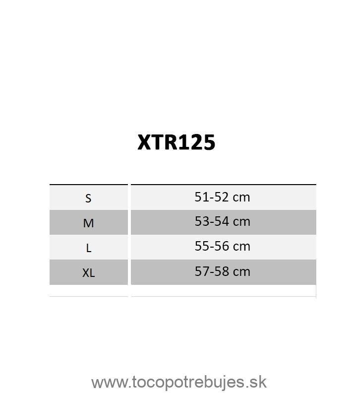 Prilba junior cross XTR -125 Žltá