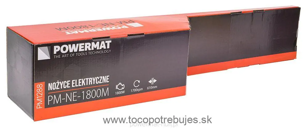 Elektrické nožnice na živý plot, 1800W PM-NE-1800M - POWERMAT