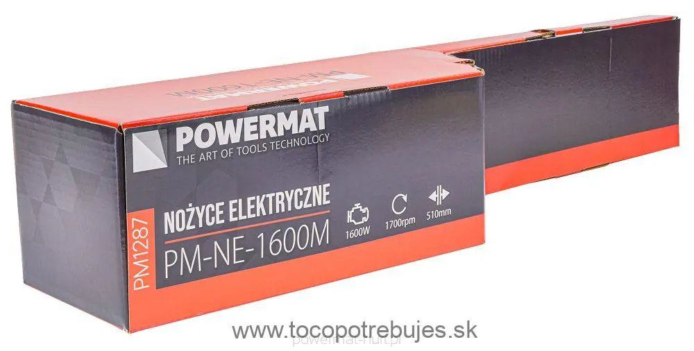 Elektrické nožnice na živý plot, 1600W PM-NE-1600M - POWERMAT