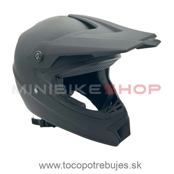 Dětská cross helma Future Black Matt