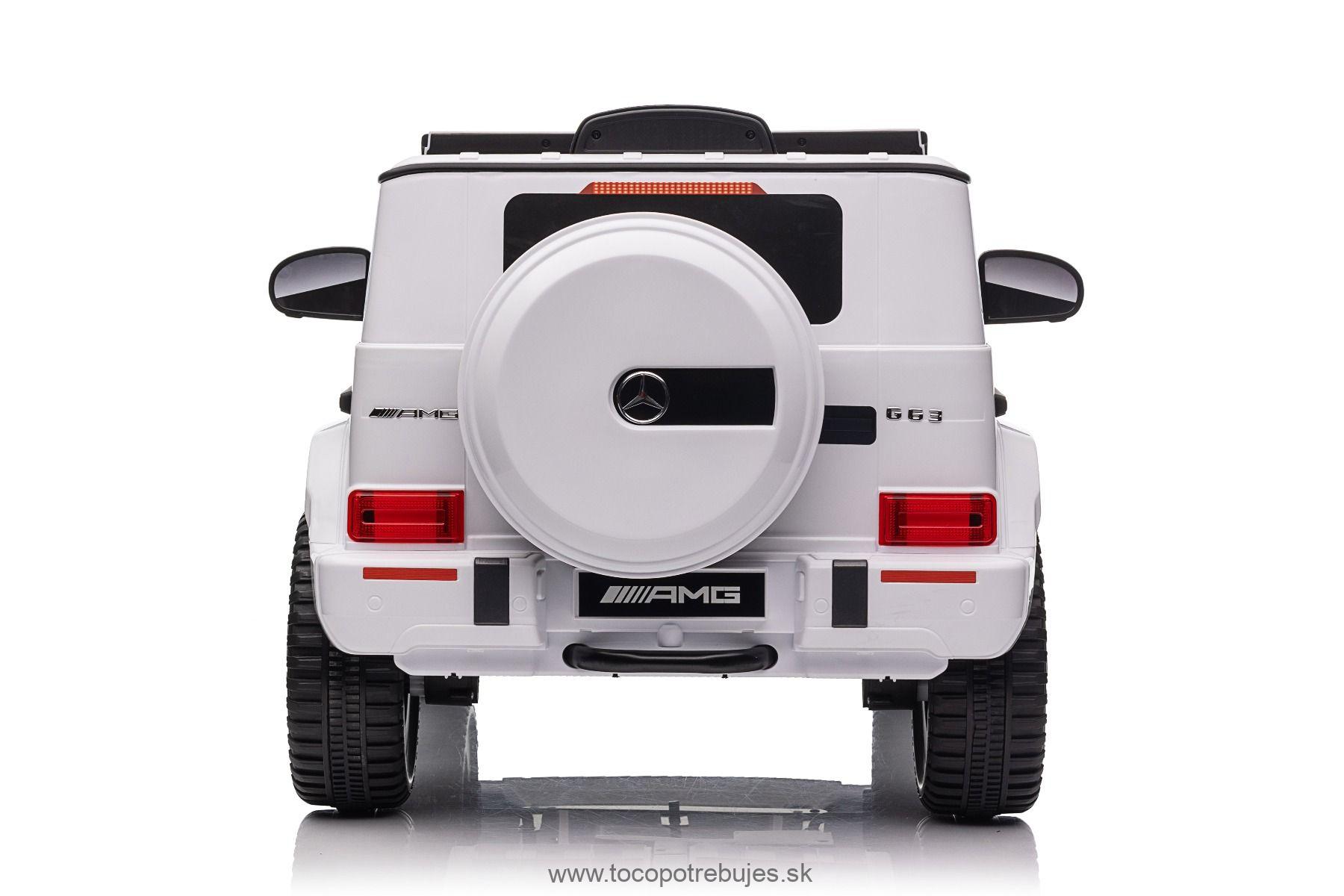 Elektrické autíčko Mercedes G, biela