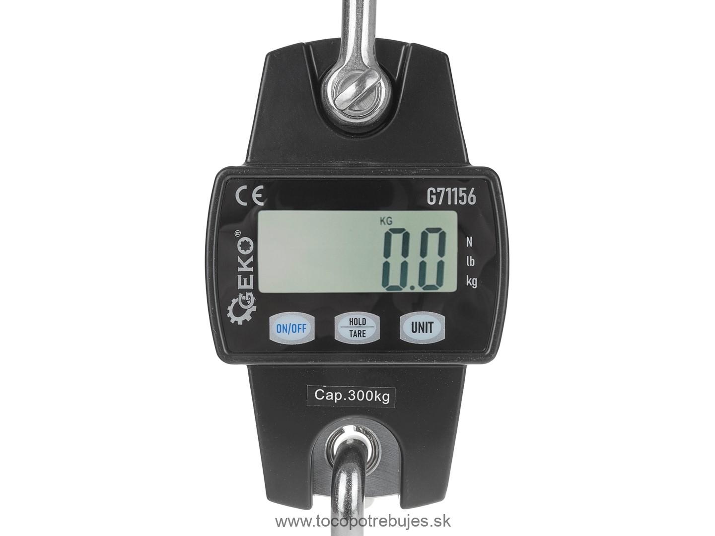 Závesná elektronická váha 300kg - GEKO G71156