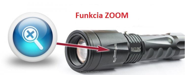 Policajná baterka LED CREE XML T6 - 1898