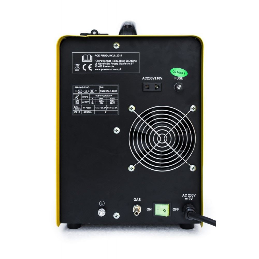 Invertorová zváračka MIG/MAG/MMA PM-IMG-220G - POWERMAT