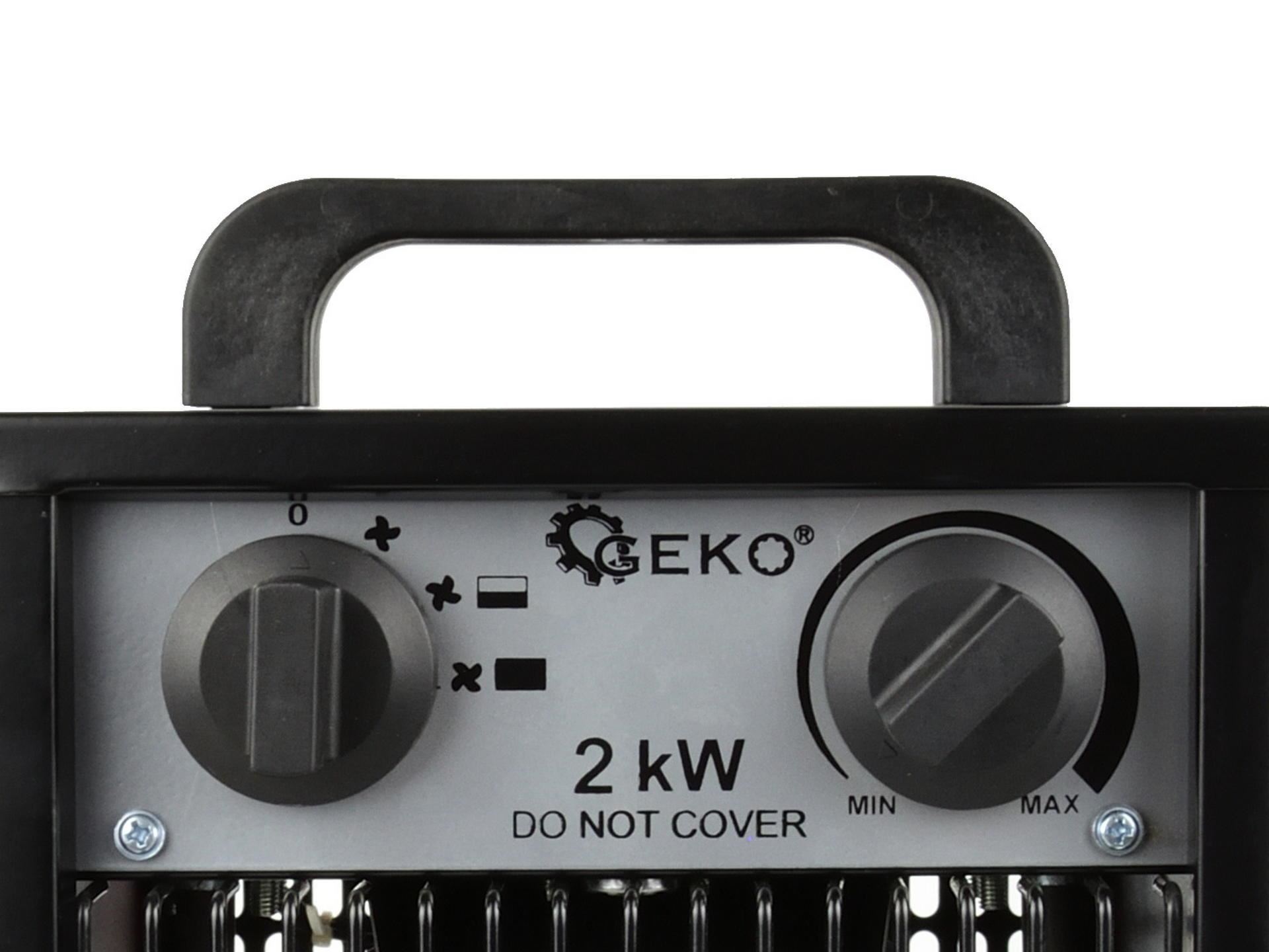 Elektrický ohrievač vzduchu s ventilátorom 2KW - GEKO G80400