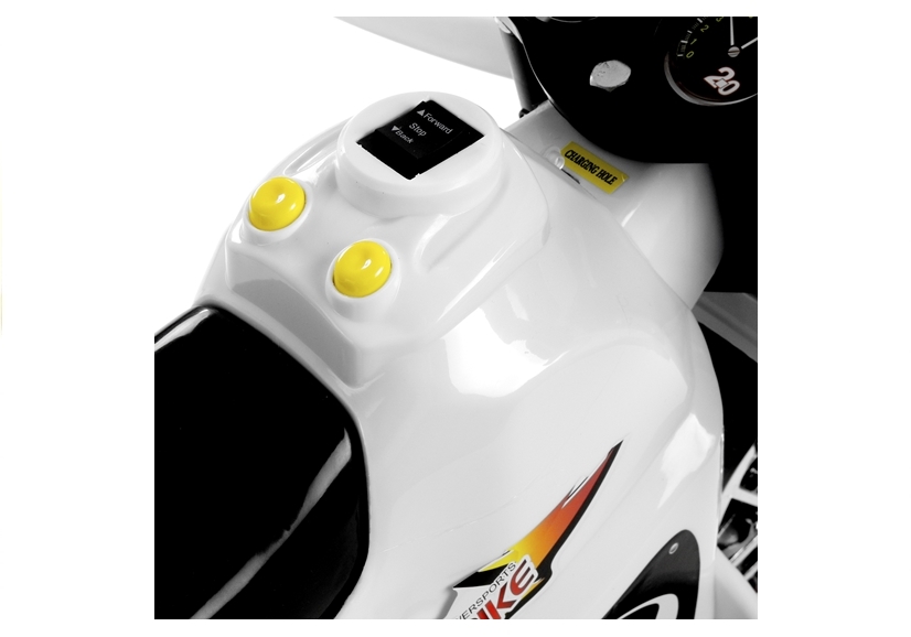 LeanToys Elektrická motorka BJX-88 - biela
