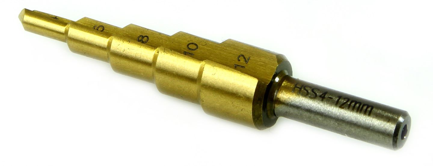 Postupný stupňovitý vrták 4-12mm - MAR-POL M22325