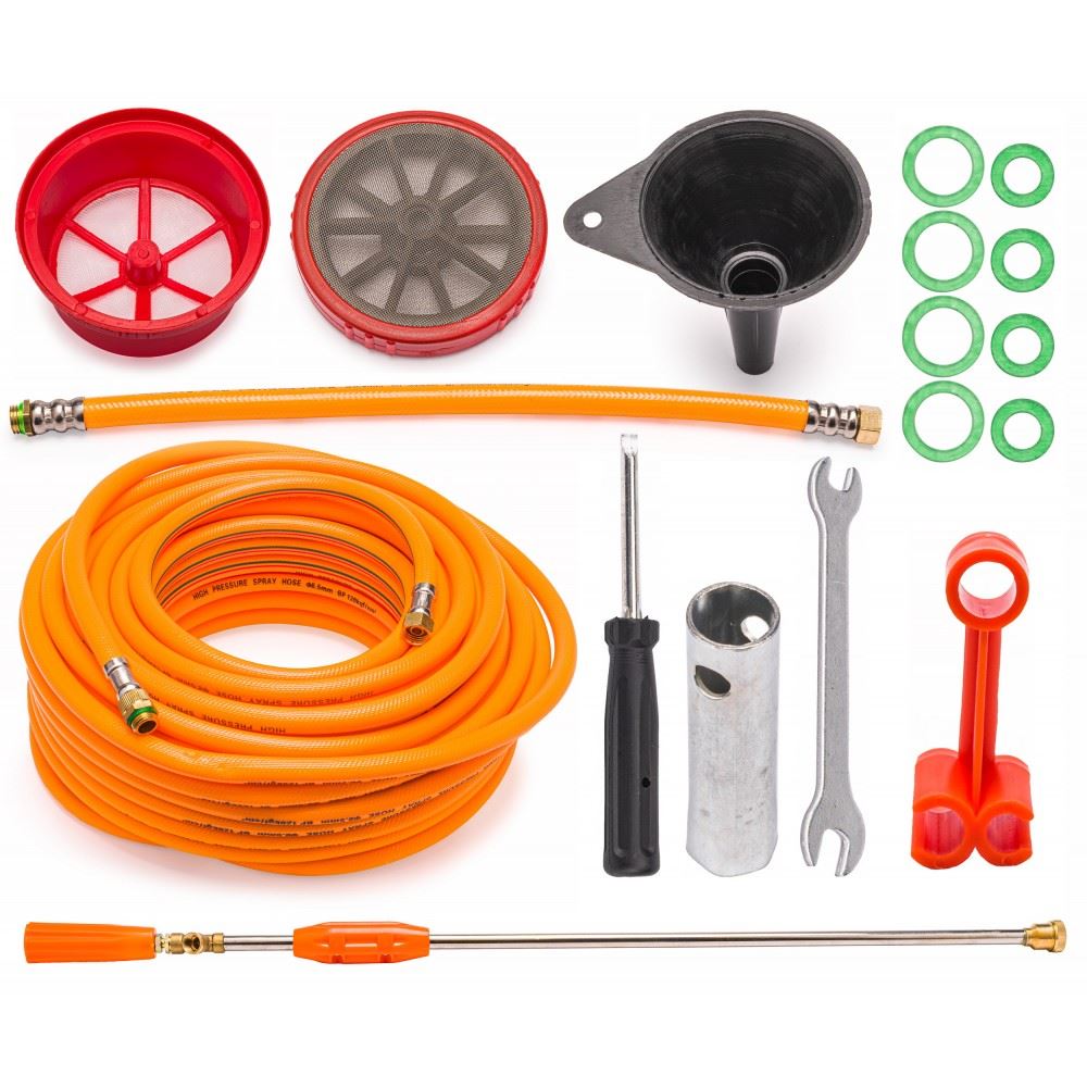 Motorový benzínový postrekovač 60L s kolieskami - POWERMAT PM-OPS-60K