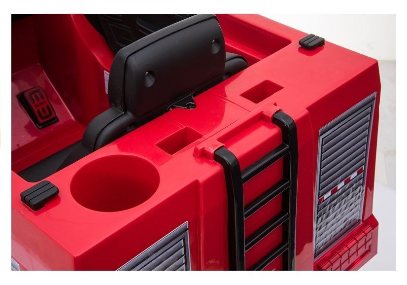 LeanToys elektrické autíčko L4095, červené hasické auto