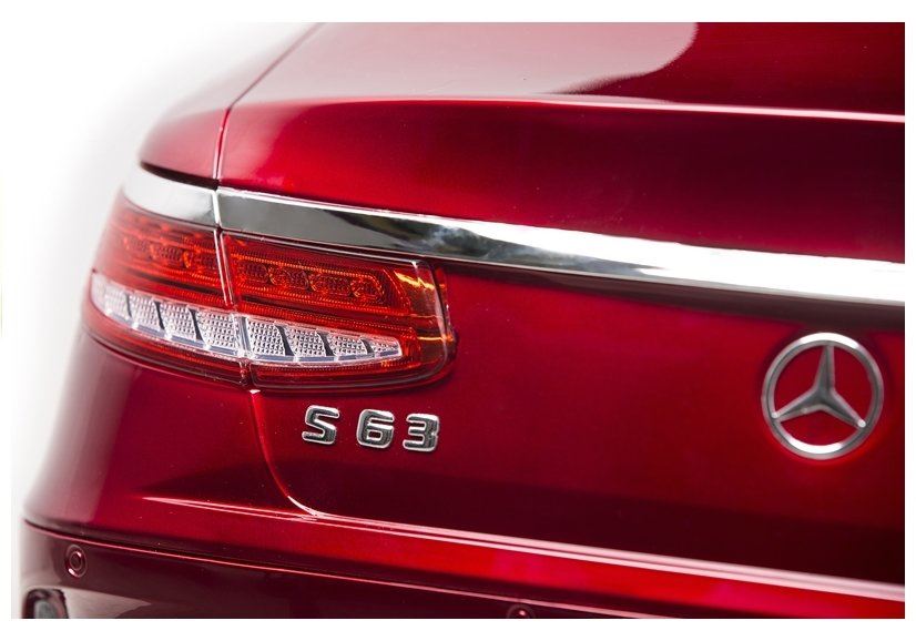 LeanToys elektrické autíčko L3966, Mercedes S63 červené lakované