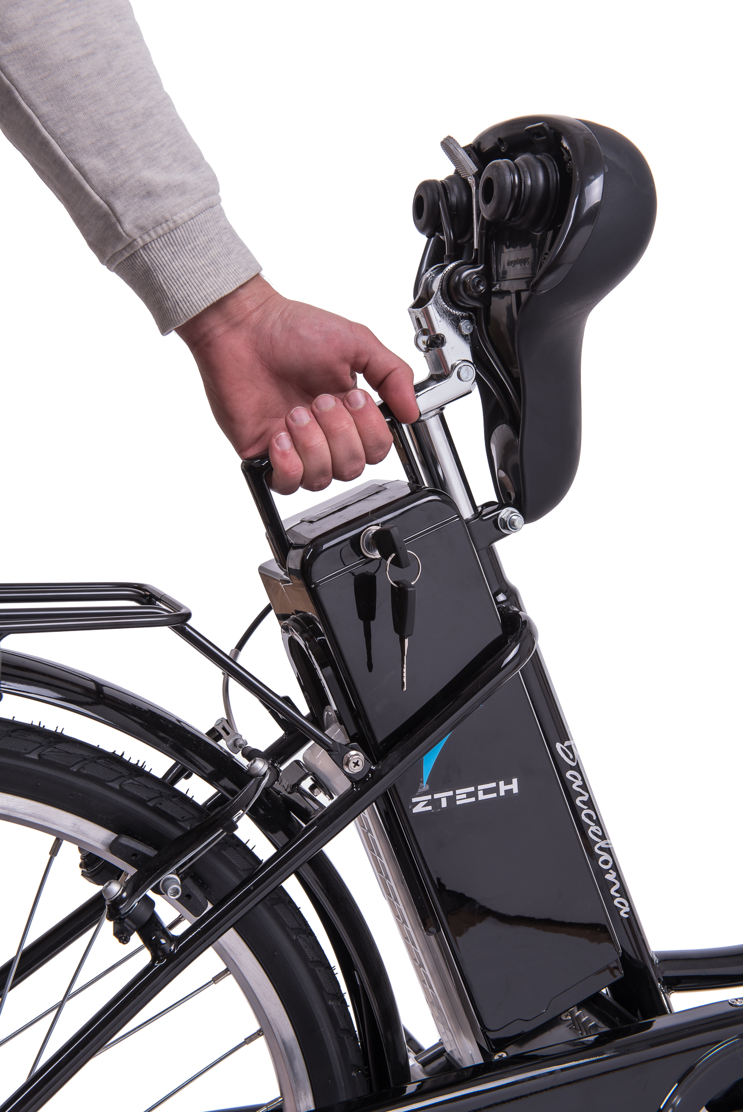 Elektrický bicykel, Z-TECH ZT-32 Li-on Barcelona, čierny