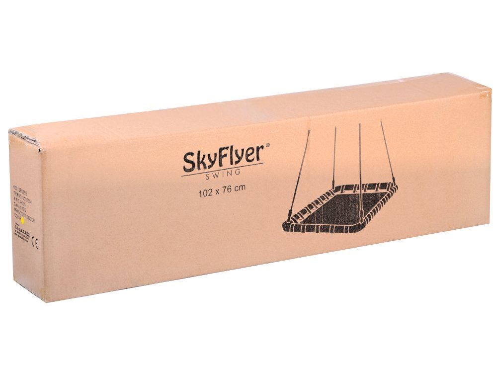 SkyFlyer Hojdačka Bocianie Hniezdo 102 x 75 cm, nosnsoť 150kg, žltá