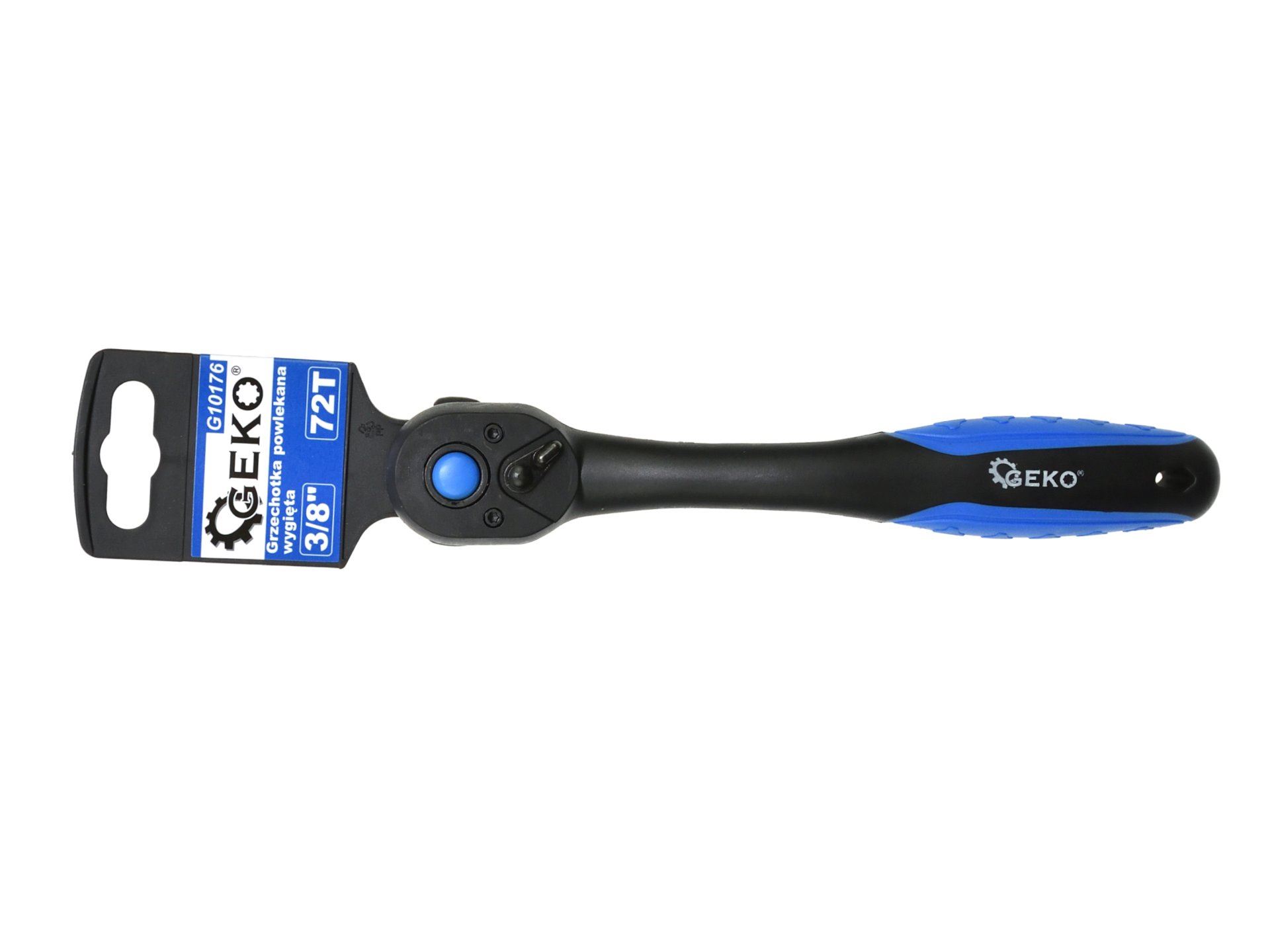 Račňa ohnutá 3/8" 72T - GEKO G10176