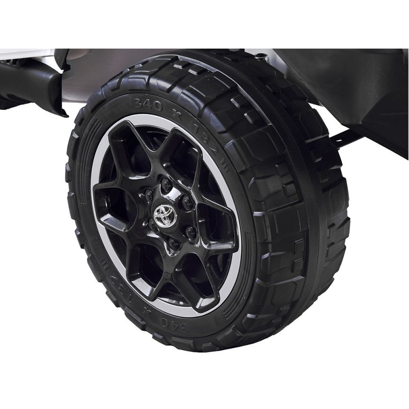 Joko Elektrické autíčko Toyota Hillux 4x4, penové kolesá, kožené sedadlo, FM rádio, otvárací kufor, nosnosť 50kg, ružové